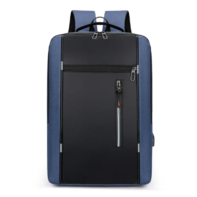 Waterproof Business Backpack for Men – USB Charging 15.6” Laptop Bag, Large Capacity School & Travel Backpack