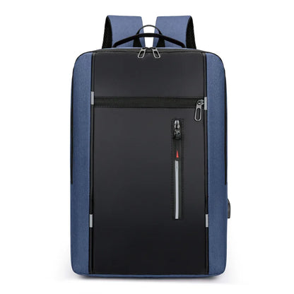 Waterproof Business Backpack for Men – USB Charging 15.6” Laptop Bag, Large Capacity School & Travel Backpack