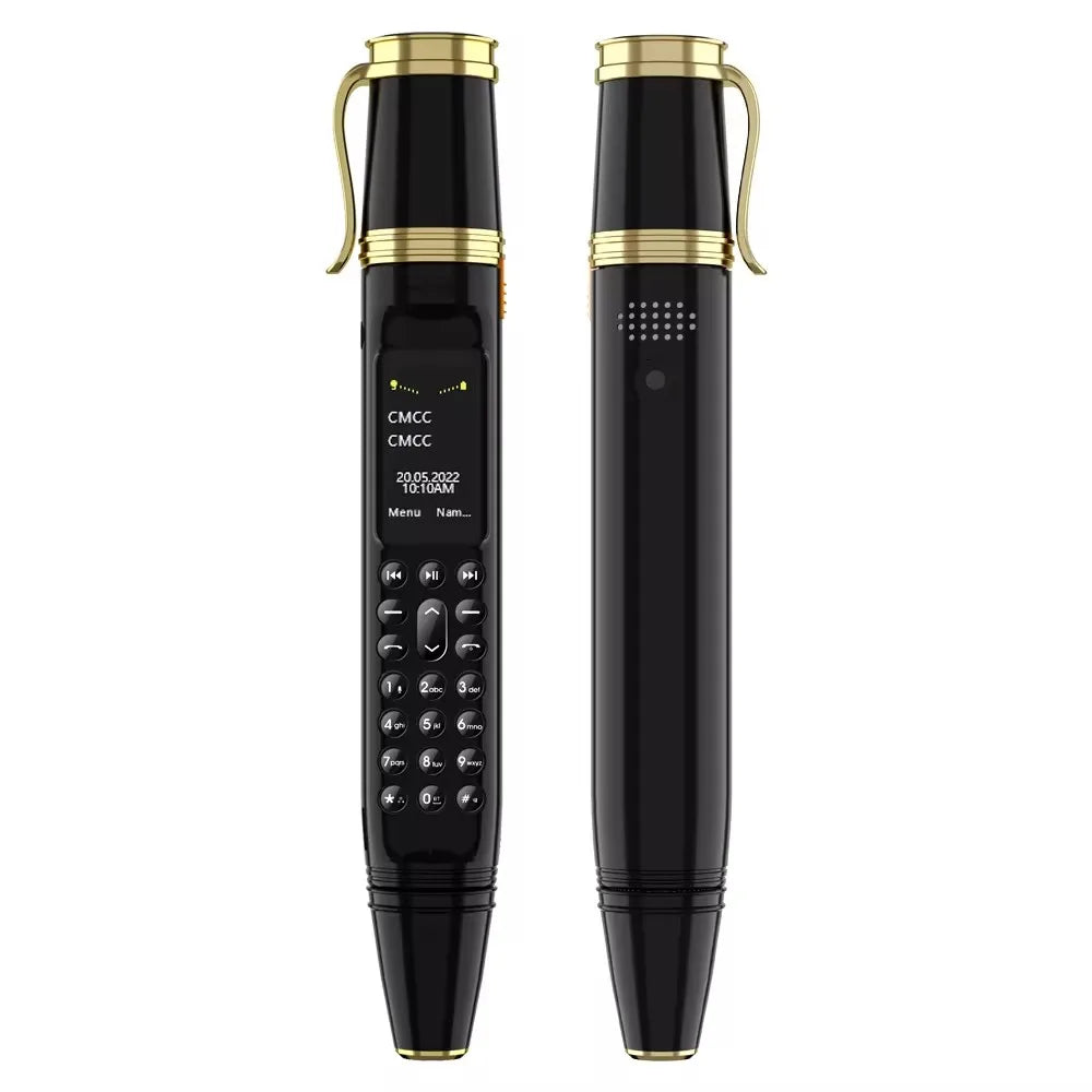 Pen Phone Portable Fan 3-in-1 Mobile – Dual SIM, Bluetooth, Call Recorder, Magic Voice Pen Style Telephone