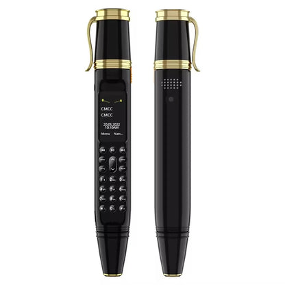 Pen Phone Portable Fan 3-in-1 Mobile – Dual SIM, Bluetooth, Call Recorder, Magic Voice Pen Style Telephone