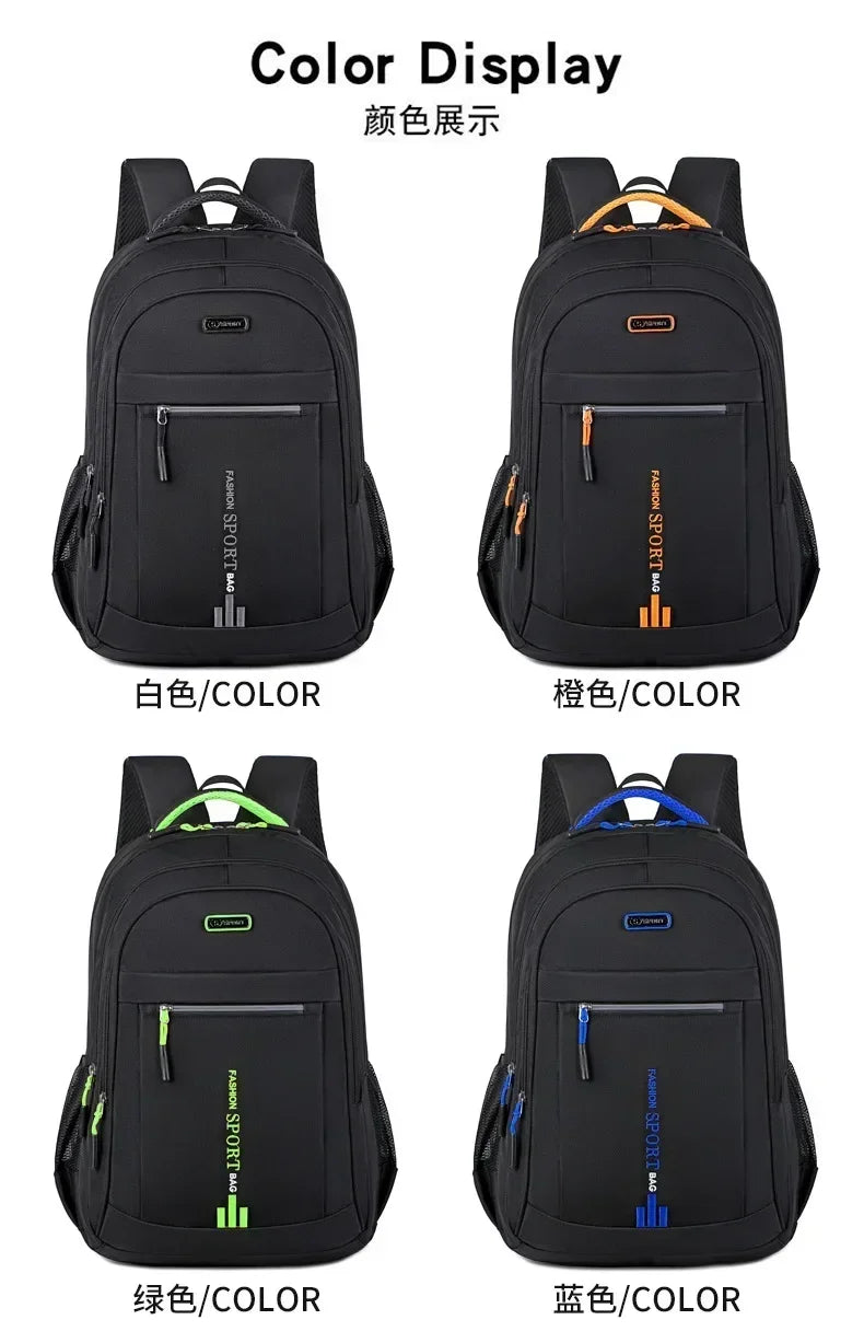Men’s Oxford Business Backpack – Waterproof Laptop Bag, Leisure Travel & High School Student Bag