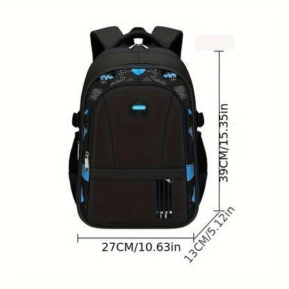 Children’s School Backpack – Lightweight Large Capacity Shoulder Bag for Boys (Grades 1–6, Ages 6–12)