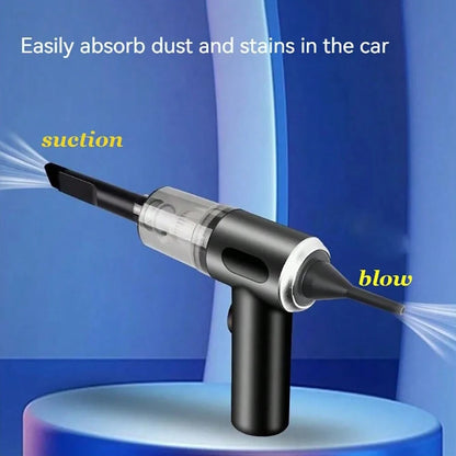 3-in-1 Vacuum Cleaner – USB Rechargeable Suction & Blowing Mini Vacuum for Car & Home