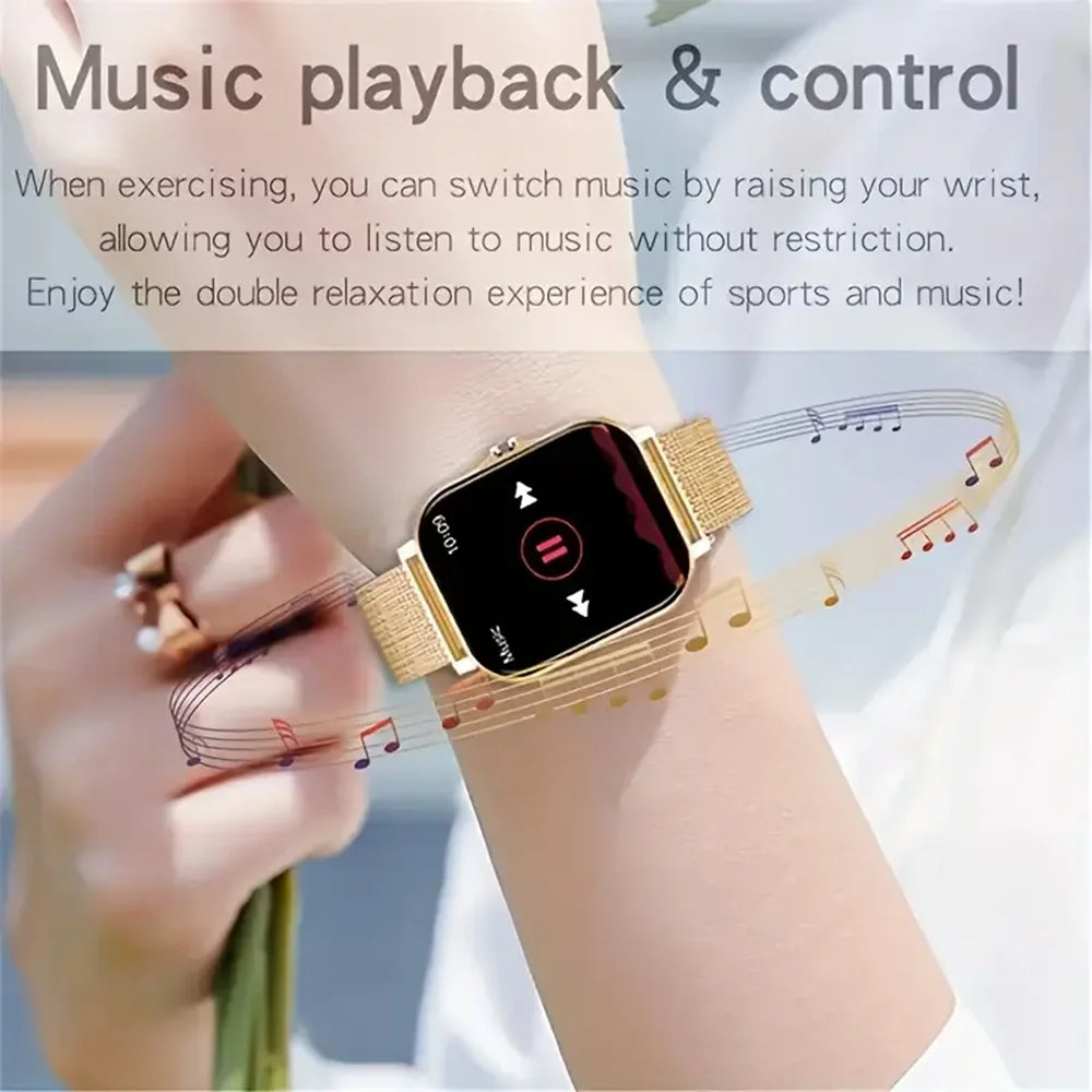 New Bluetooth Smart Watch 2024 – Talking Smartwatch with Blood Pressure & Oxygen Monitor for Men & Women