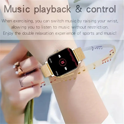 New Bluetooth Smart Watch 2024 – Talking Smartwatch with Blood Pressure & Oxygen Monitor for Men & Women