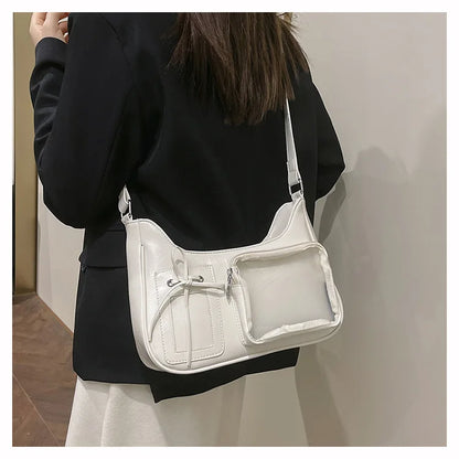 Women’s Korean Transparent Ita Shoulder Bag – Japanese Preppy Designer School Crossbody Purse
