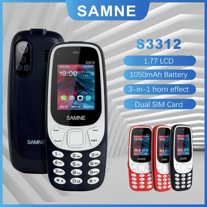 3310 Wireless FM Mobile – 1.77" LCD Display, 3-in-1 Speakers, MP3/MP4 Playback