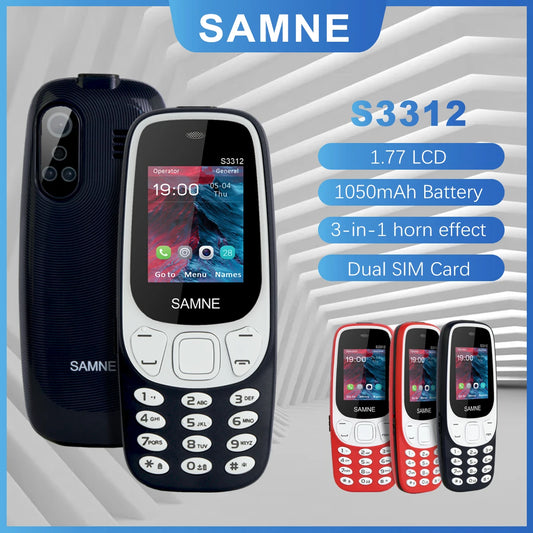 3310 Wireless FM Mobile – 1.77" LCD Display, 3-in-1 Speakers, MP3/MP4 Playback