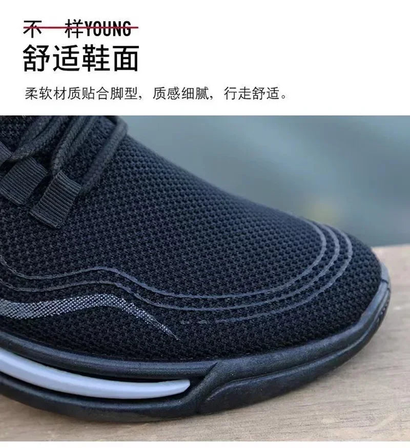 Men’s Slip-On Fashion Sneakers – Breathable Sport Running Shoes for Training, Gym & Walking