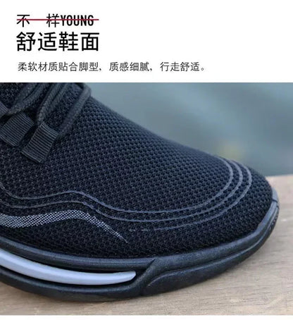 Men’s Slip-On Fashion Sneakers – Breathable Sport Running Shoes for Training, Gym & Walking