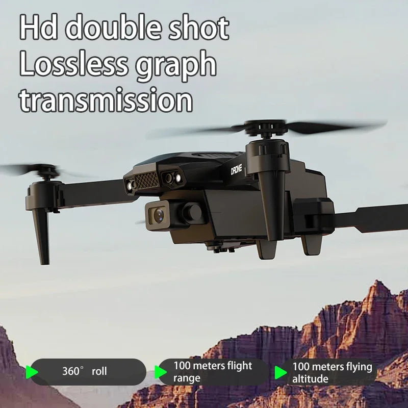 H4 Remote Control Drone 4K HD Dual Camera – WiFi FPV Foldable Quadcopter with One-Key Return | Kids Gift Toy
