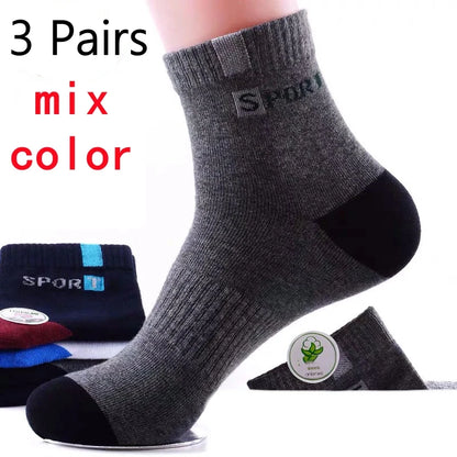 Men’s Socks – Sweat-Absorbing, Deodorant, Winter Business & Sports Stockings