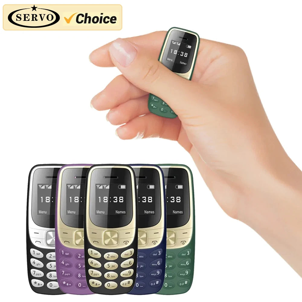 Mini Mobile Phone Dual SIM – Magic Voice, Auto Call Recorder, Bluetooth Dial, Blacklist, 2G Small Cellphone