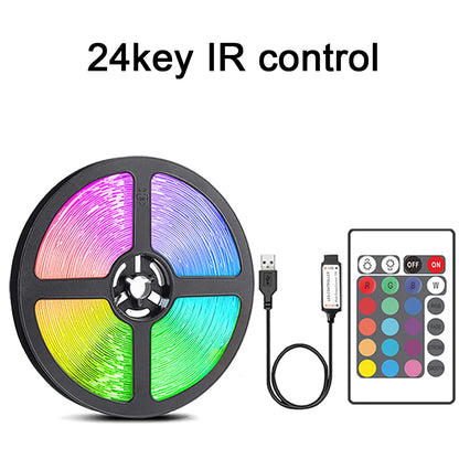 LED Strip Lights with 44-Key Remote – RGB Light Tape for Room, Home & Party Decor