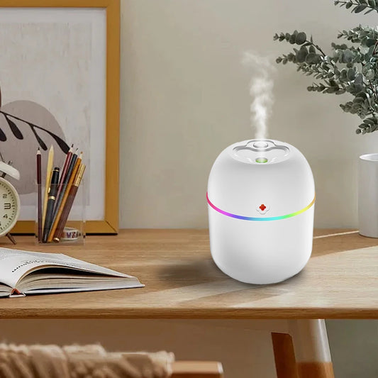 Mini Portable USB Air Humidifier – Silent Aroma Diffuser & Hydrating Atomizer for Home, Office & Travel