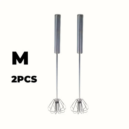 Stainless Steel Egg Beater – Semi-Automatic Hand Mixer for Baking & Cooking