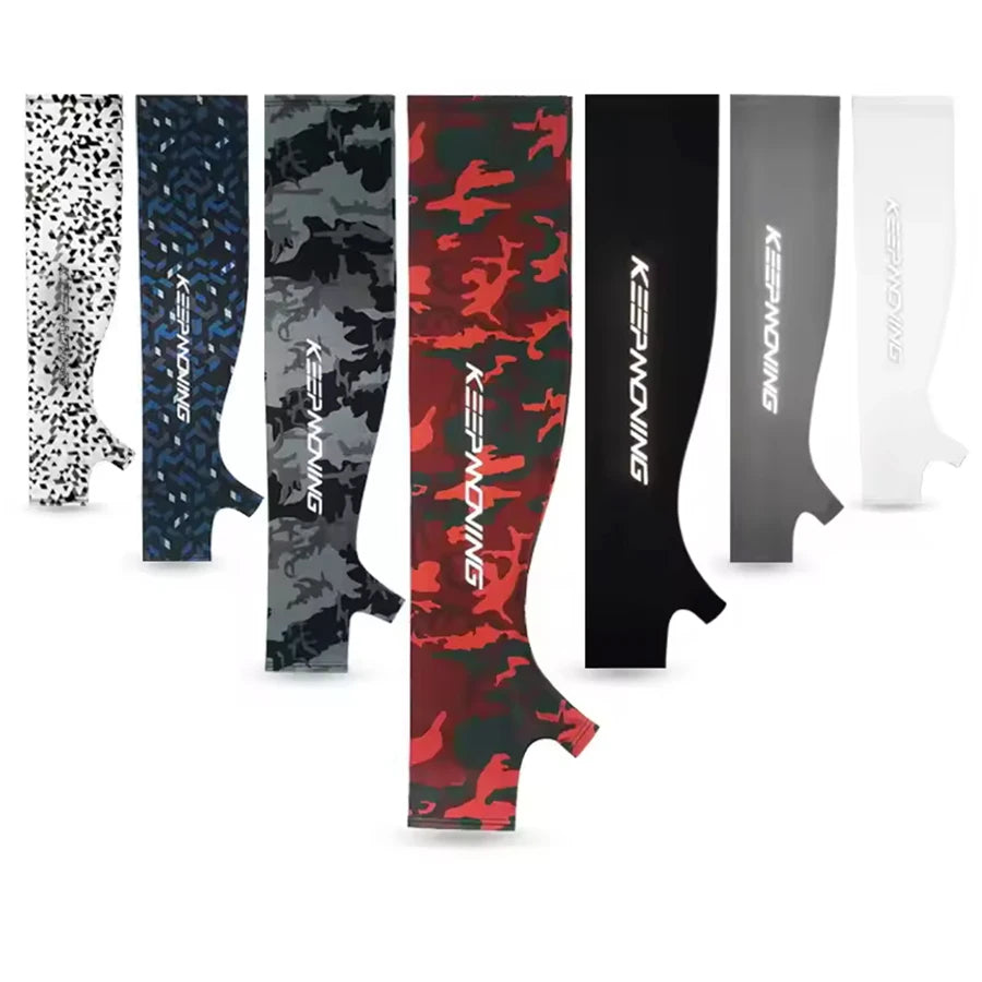 Summer Ice Silk Arm Sleeves – UV Protection Cooling Sports Sleeves for Men & Women | Cycling, Running & Outdoor Fitness