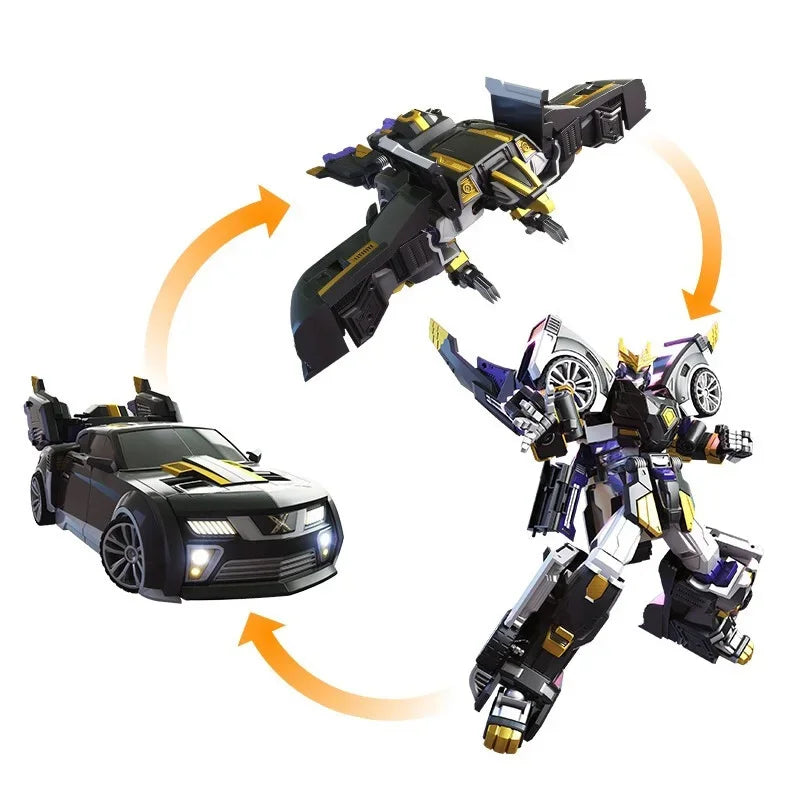 Mini Force Super Dinosaur Power Robot Toy – Transformation Action Figure Car & Airplane Deformation Toy