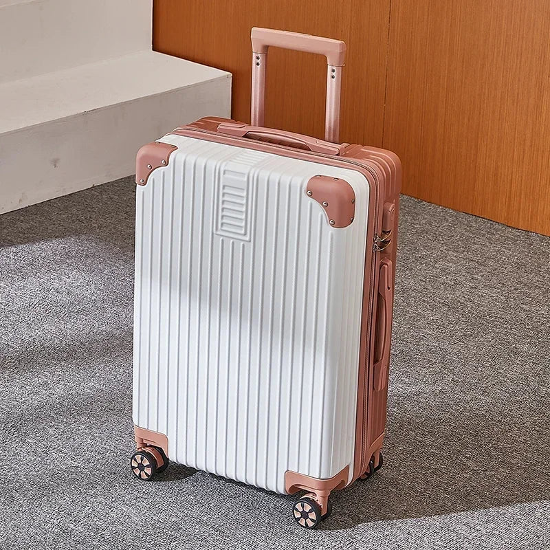 100% Aluminum Magnesium Alloy Travel Luggage – Trolley Carry-On & Checked Luggage 20", 22", 24", 26", 28" with Cup Holder
