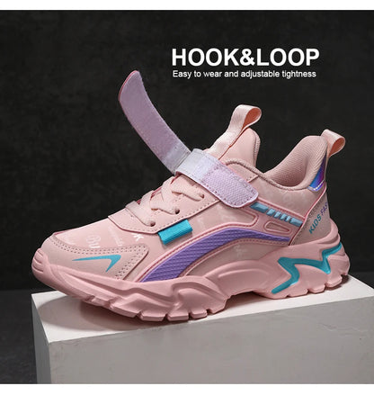 Kids Girls Running Shoes – Breathable, Non-Slip Sneakers for School, Sports & Outdoor Activities