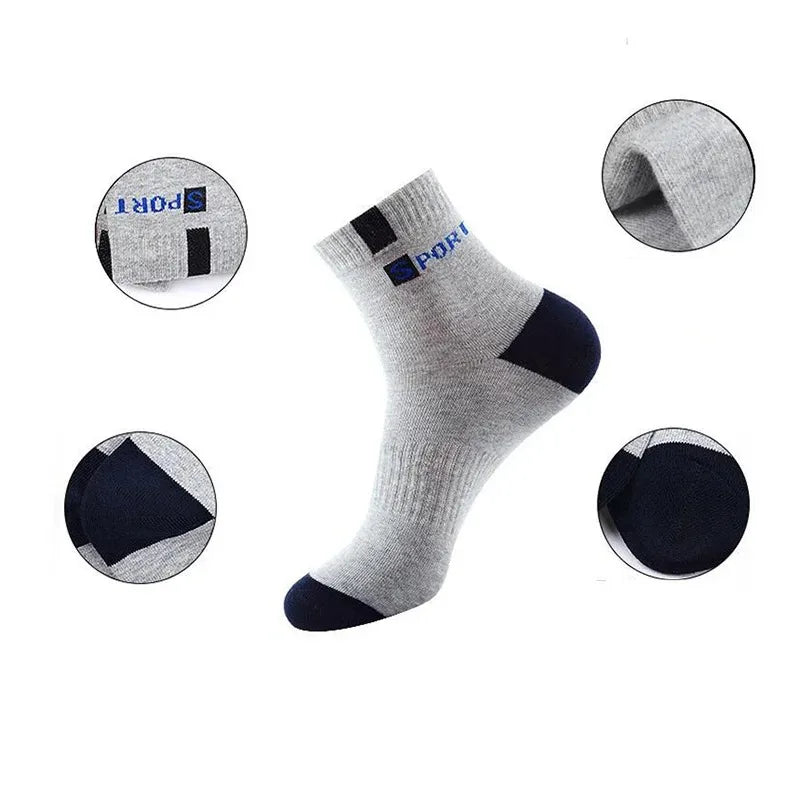 Men’s Socks – Sweat-Absorbing, Deodorant, Winter Business & Sports Stockings