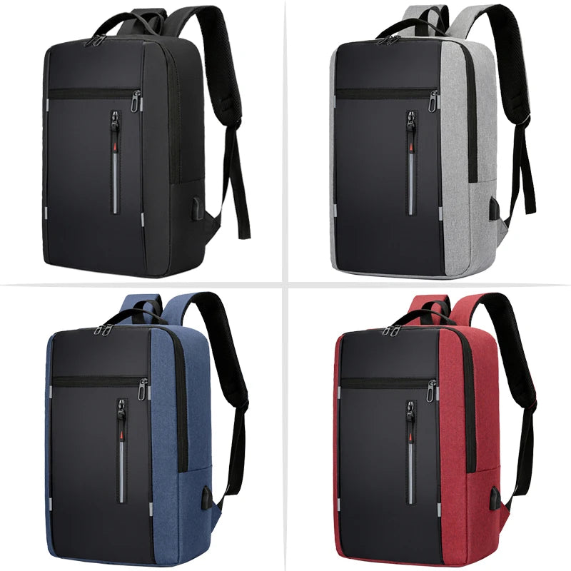 Waterproof Business Backpack for Men – USB Charging 15.6” Laptop Bag, Large Capacity School & Travel Backpack
