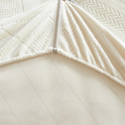 Warm Milk Velvet Bed Sheet | Thick Comfort Mattress Cover | Single, Queen & King | Elastic Band Fitted Protector