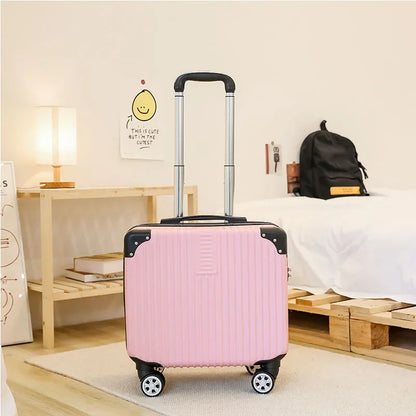Travel Boarding Suitcase – Japanese-Style Retro Lightweight Trolley Case with Password Lock, Student Carry-On Luggage