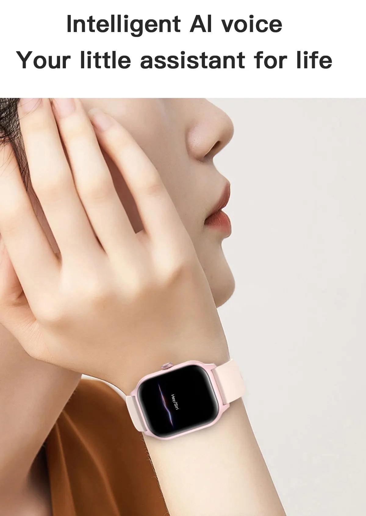 Smart Watch 2025 – Bluetooth Calling, Fitness Tracker & Music Control for Android & iOS