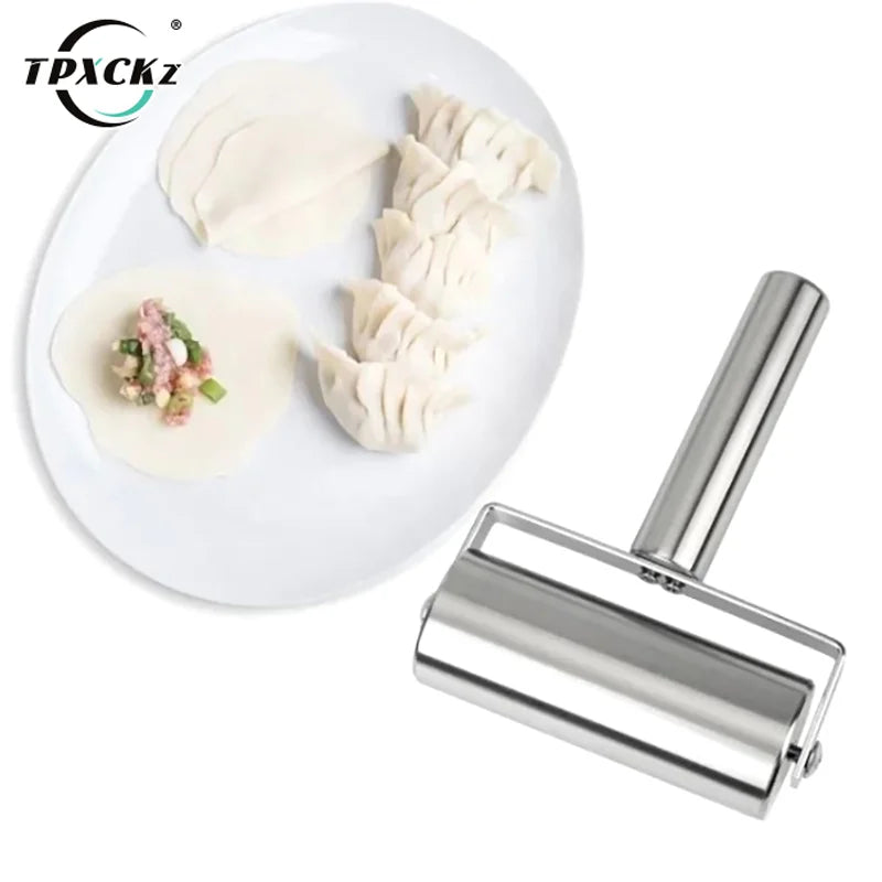 Stainless Steel Double Head Rolling Pin – Non-Stick Dough Roller for Baking