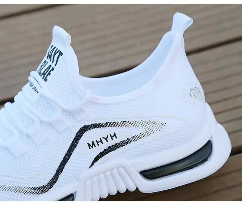Men’s Slip-On Fashion Sneakers – Breathable Sport Running Shoes for Training, Gym & Walking