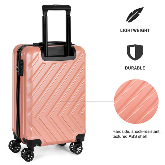 Lockable Luggage Suitcase – Travel-Friendly with 20 Handles & Universal Roller Wheels for Easy Mobility