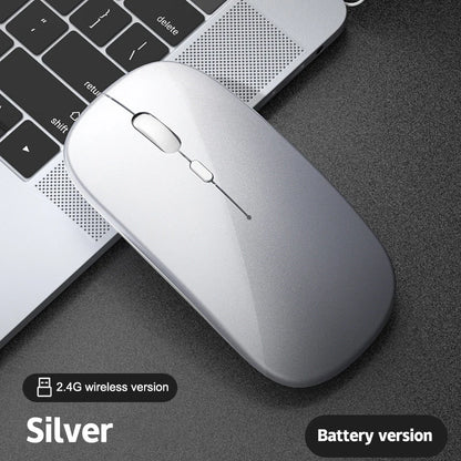 Portable Wireless Mouse Bluetooth 2.4GHz Dual Mode | Silent Ergonomic Mouse for Laptop, PC & MacBook