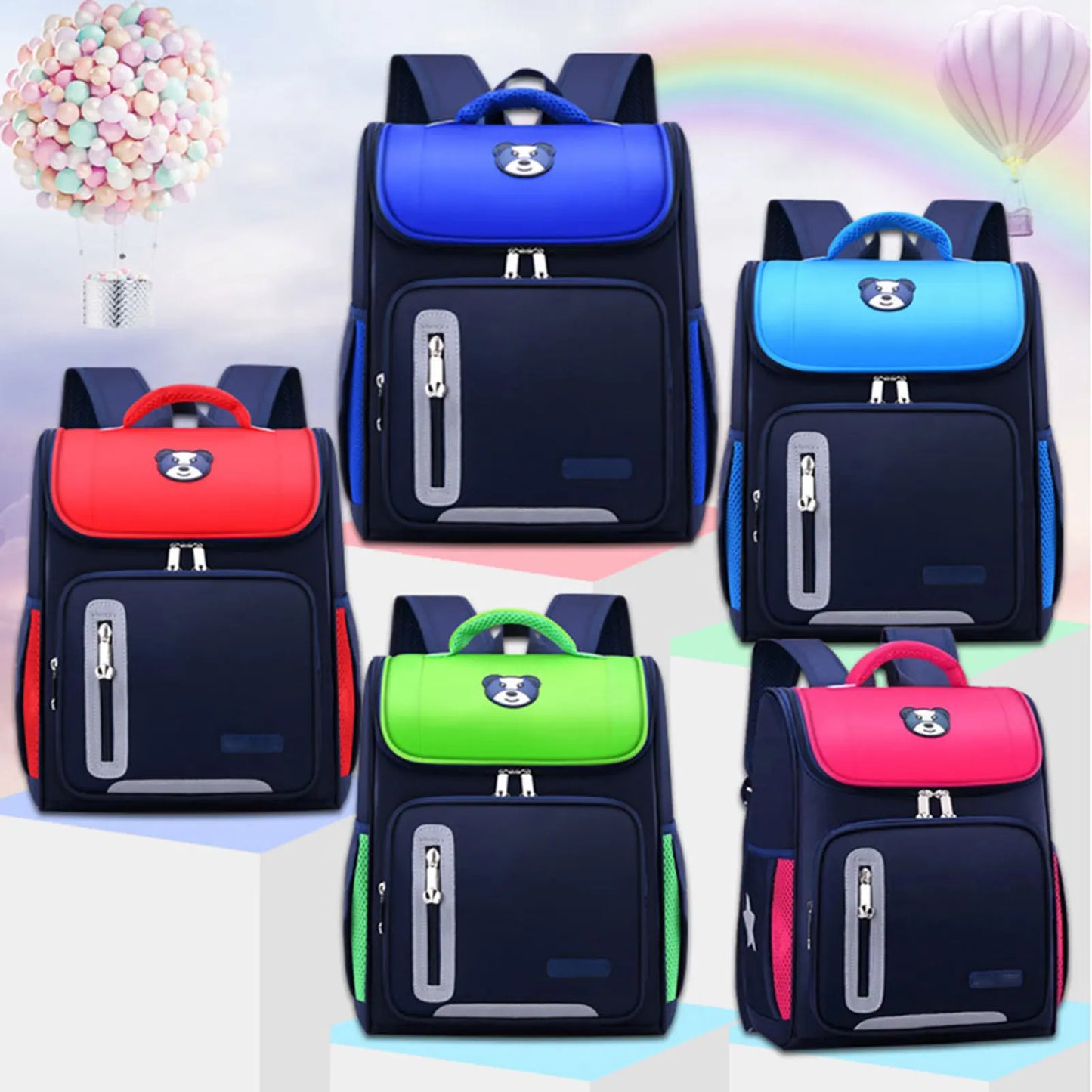 Children’s Reflective Fashion School Backpack – Stylish, Portable & Versatile Kids Bookbag