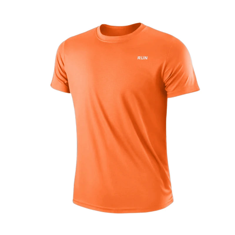 Men's Quick Dry Short Sleeve Gym T-Shirt | Moisture-Wicking Training Top