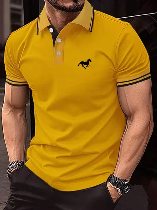 Men’s Classic Polo Shirt – Short Sleeve Summer Casual T-Shirt S-3XL