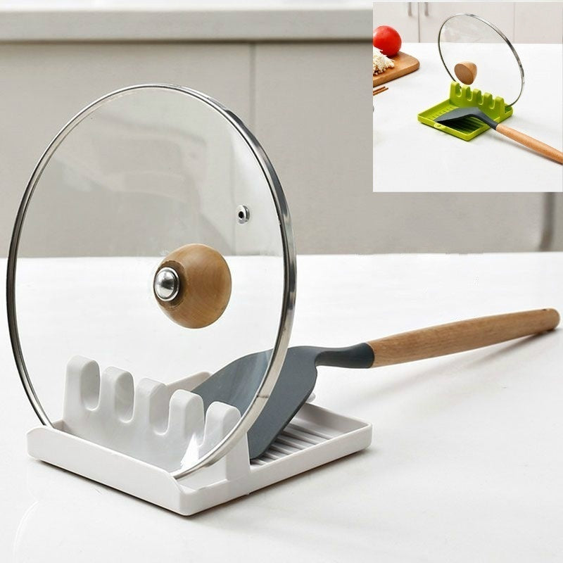 Kitchen Spoon Holder & Spatula Rack Organizer | Non-Slip Chopsticks Holder for Neat & Tidy Cooking Space