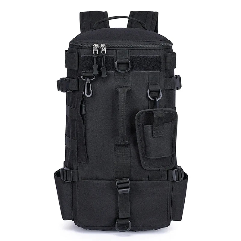 Tactical Fishing Backpack – Multifunctional Tackle Bag with Rod Holders & Outdoor Storage for Camping, Hiking & Fishing
