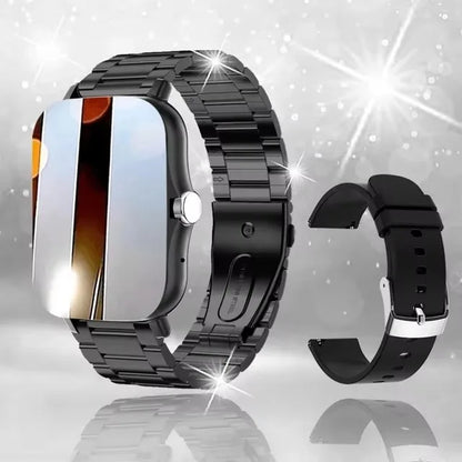 Waterproof Smart Watch – Bluetooth Call, Message Alerts & Fitness Tracker for Android & iPhone