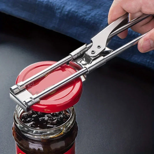 Adjustable Multi-Function Stainless Steel Bottle & Jar Opener | Labor-Saving Kitchen Tool
