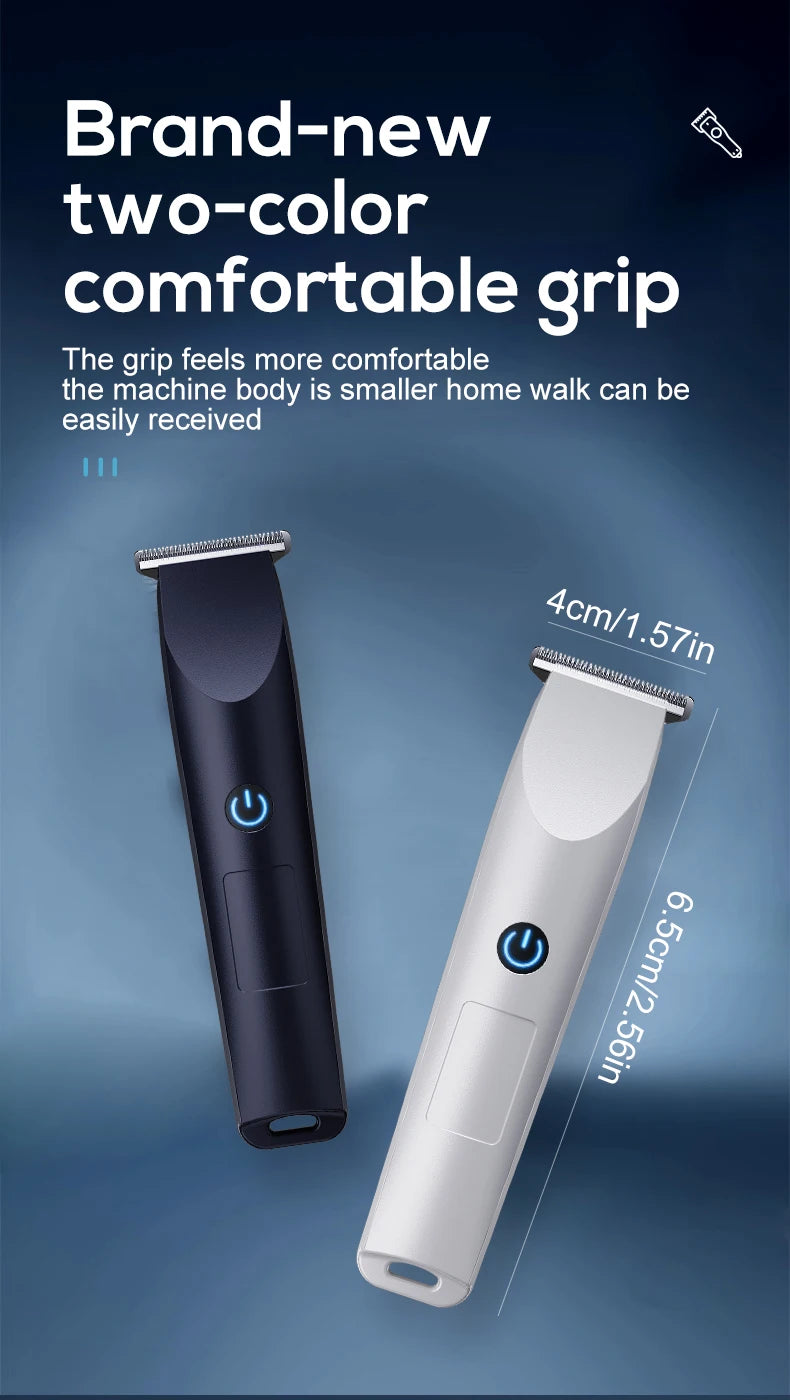 Small Hair Clipper for Home Use – USB Rechargeable, Portable with Replaceable Nozzle