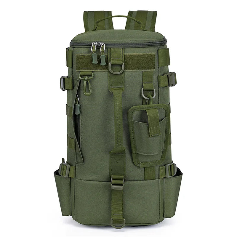 Tactical Fishing Backpack – Multifunctional Tackle Bag with Rod Holders & Outdoor Storage for Camping, Hiking & Fishing