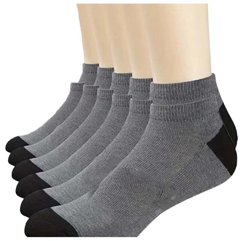 10 Pairs Breathable Cotton Sports Socks for Men – Bamboo Fiber Deodorant Business & Casual Socks