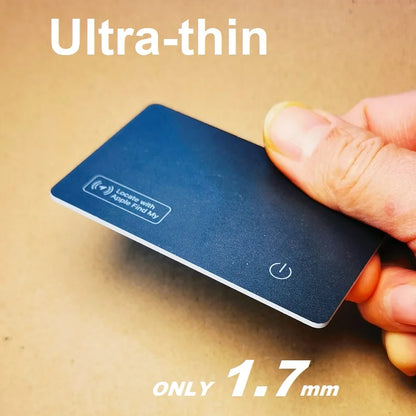 Wireless Charging GPS Tracker | Ultra-Slim Anti-Loss Device Compatible with Apple Find My & AirTag