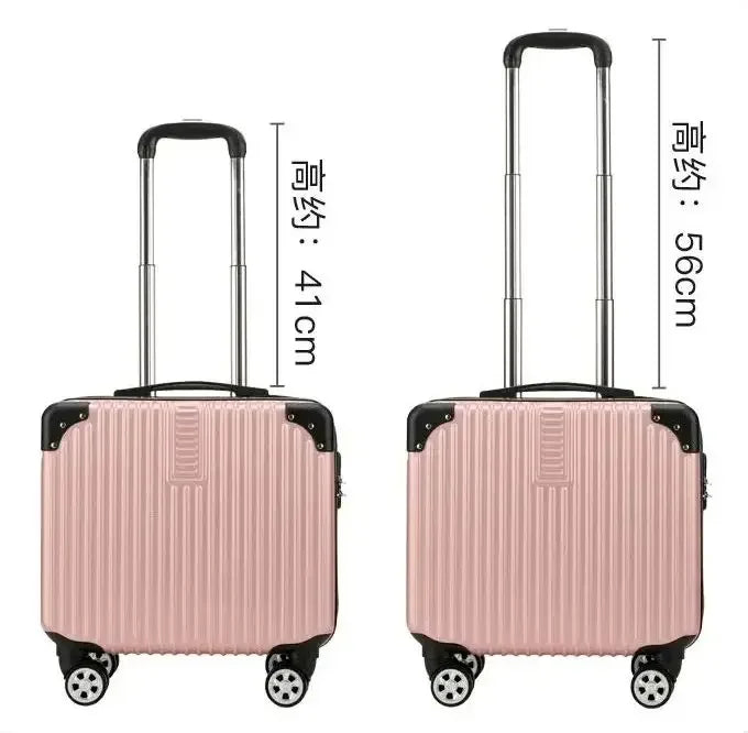 Travel Boarding Suitcase – Japanese-Style Retro Lightweight Trolley Case with Password Lock, Student Carry-On Luggage