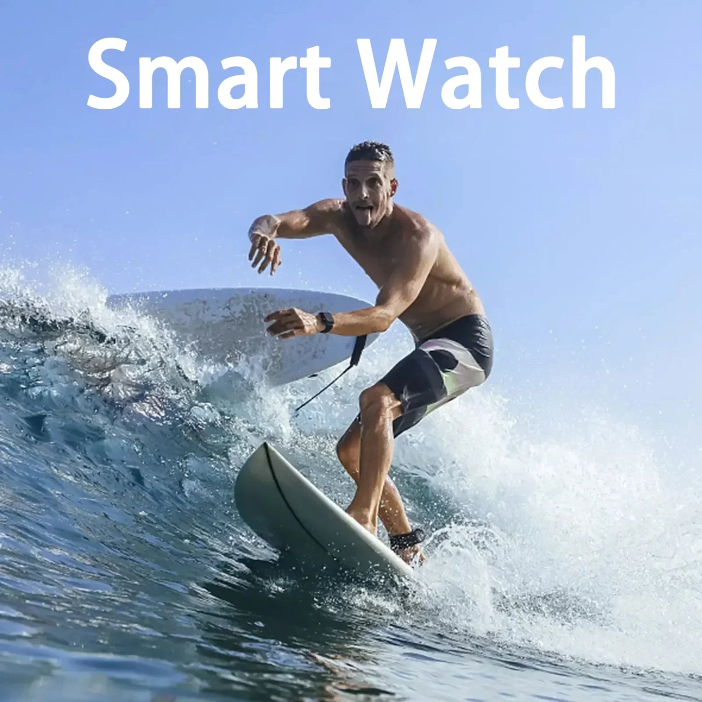 Smartwatch with Bluetooth Call, Health Tracking & 1.73" Display – For Android & iOS