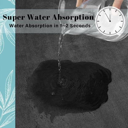 Super Absorbent Floor Mat – Quick Dry Bath Mat for Bathroom & Entryway