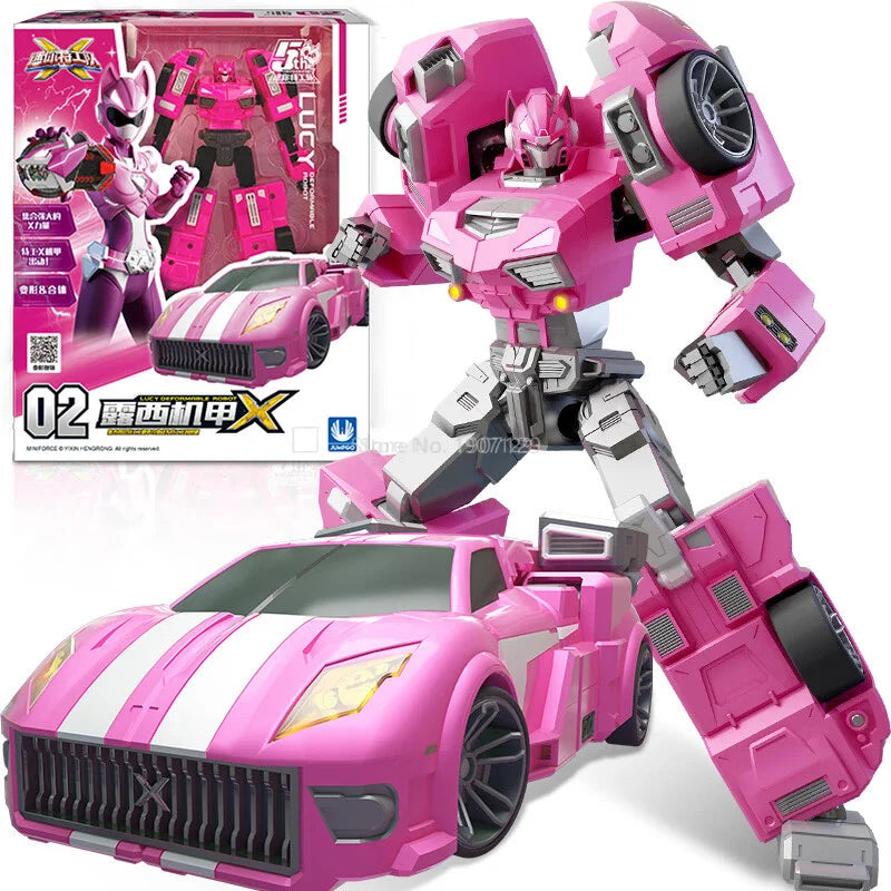 Mini Force Super Dinosaur Power Robot Toy – Transformation Action Figure Car & Airplane Deformation Toy