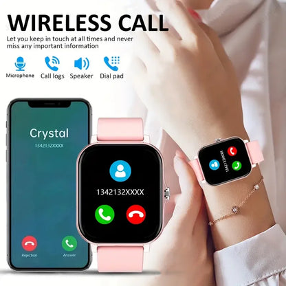 New Bluetooth Smart Watch 2024 – Talking Smartwatch with Blood Pressure & Oxygen Monitor for Men & Women
