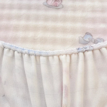 Fluffy Plush Cartoon Fleece Bed Sheet | Double Bed | Winter Warm